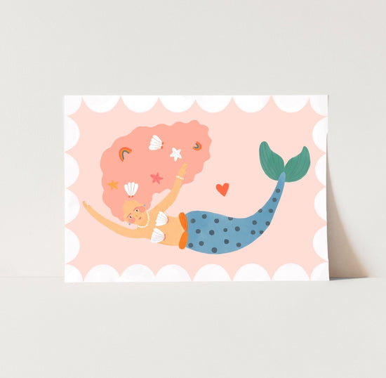 Beautiful Mermaid | Unframed