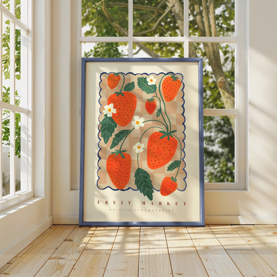 Strawberry Fruit Market | Unframed
