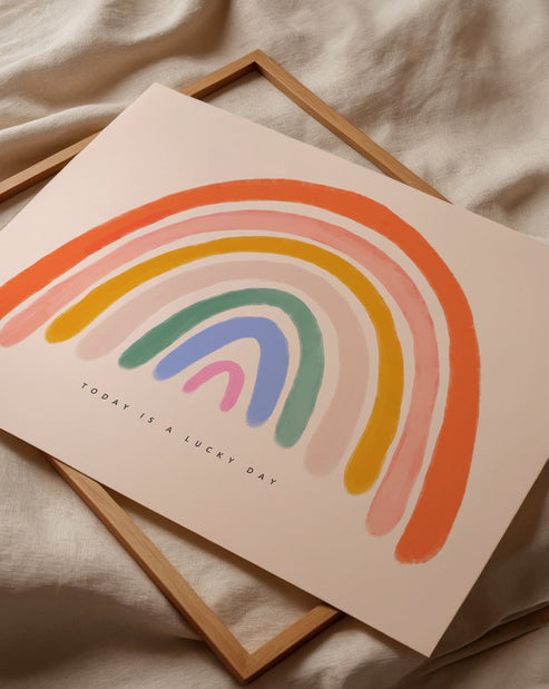 Happy Rainbow | Unframed