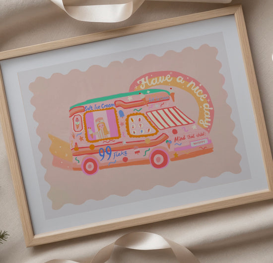 Ice Cream Van | Unframed