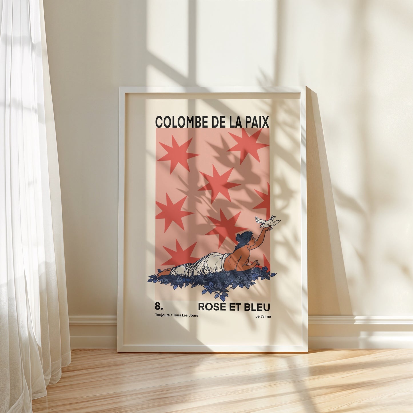 The Woman With Peace Dove | Unframed