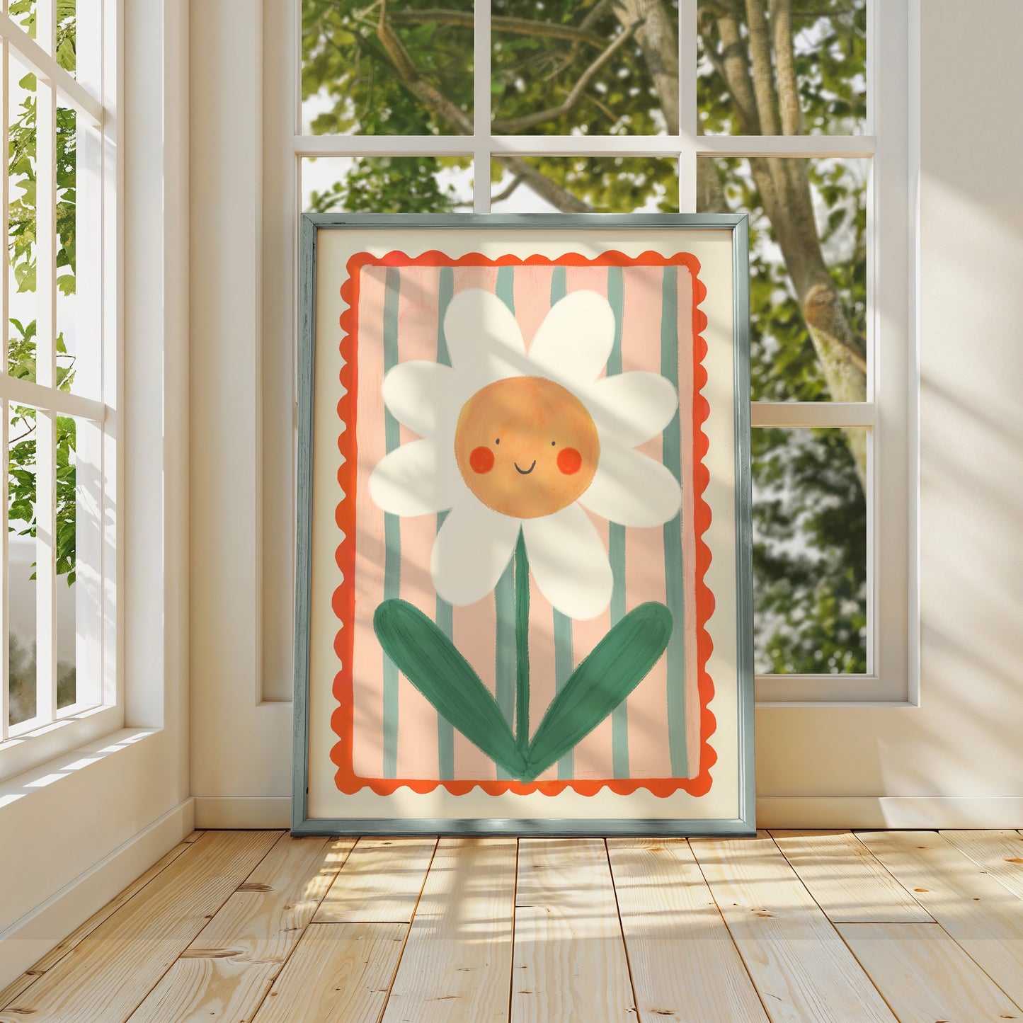 Smiley Flower | Unframed