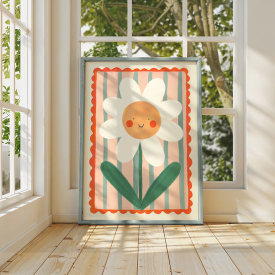 Smiley Flower | Unframed