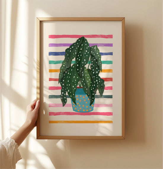 Spotted Begonia | Unframed