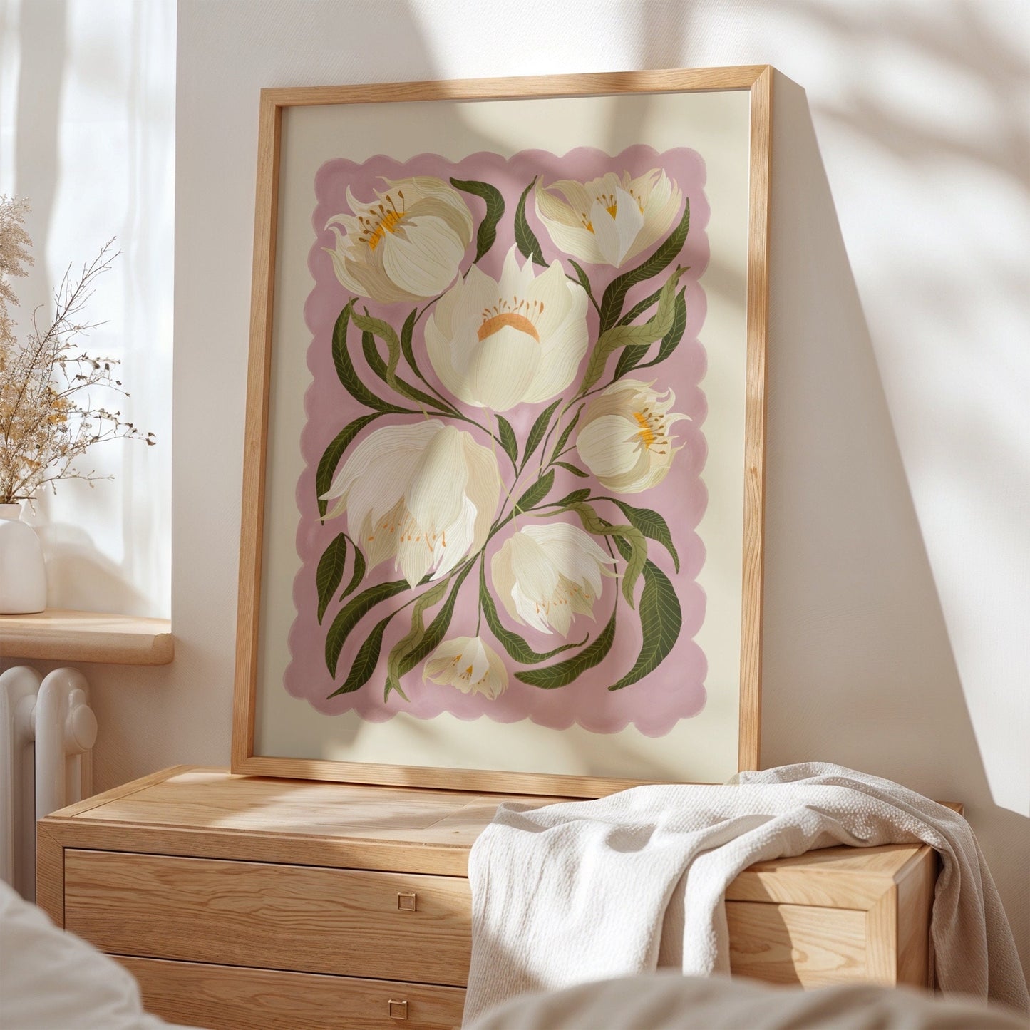 White Peony | More Colours | Unframed