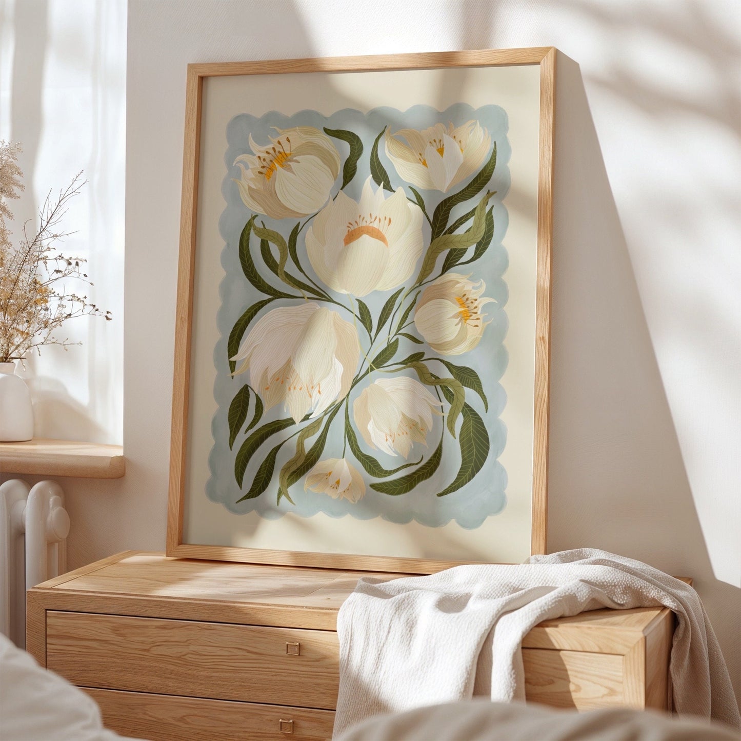 White Peony | More Colours | Unframed