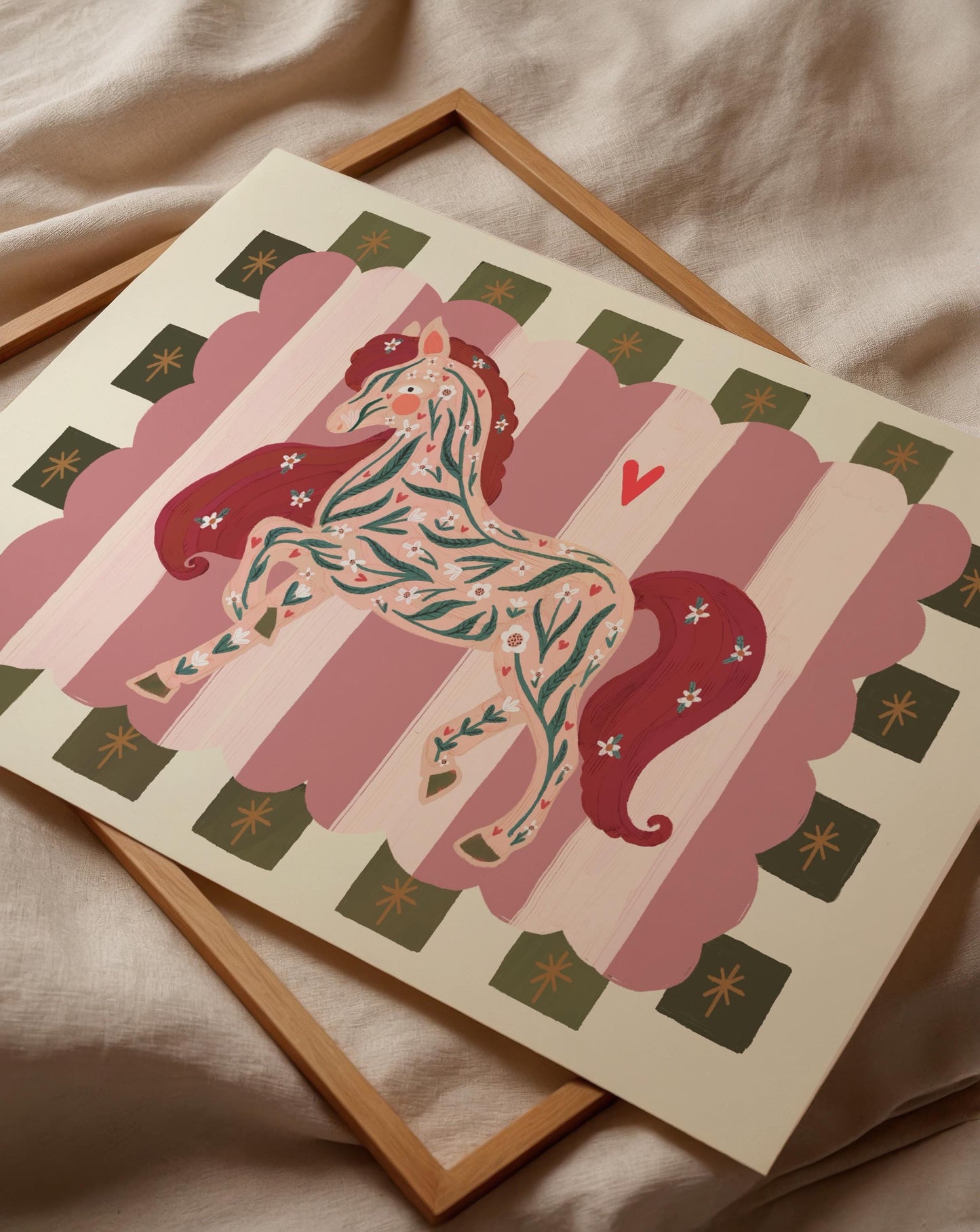 Pony Club Pink | Unframed