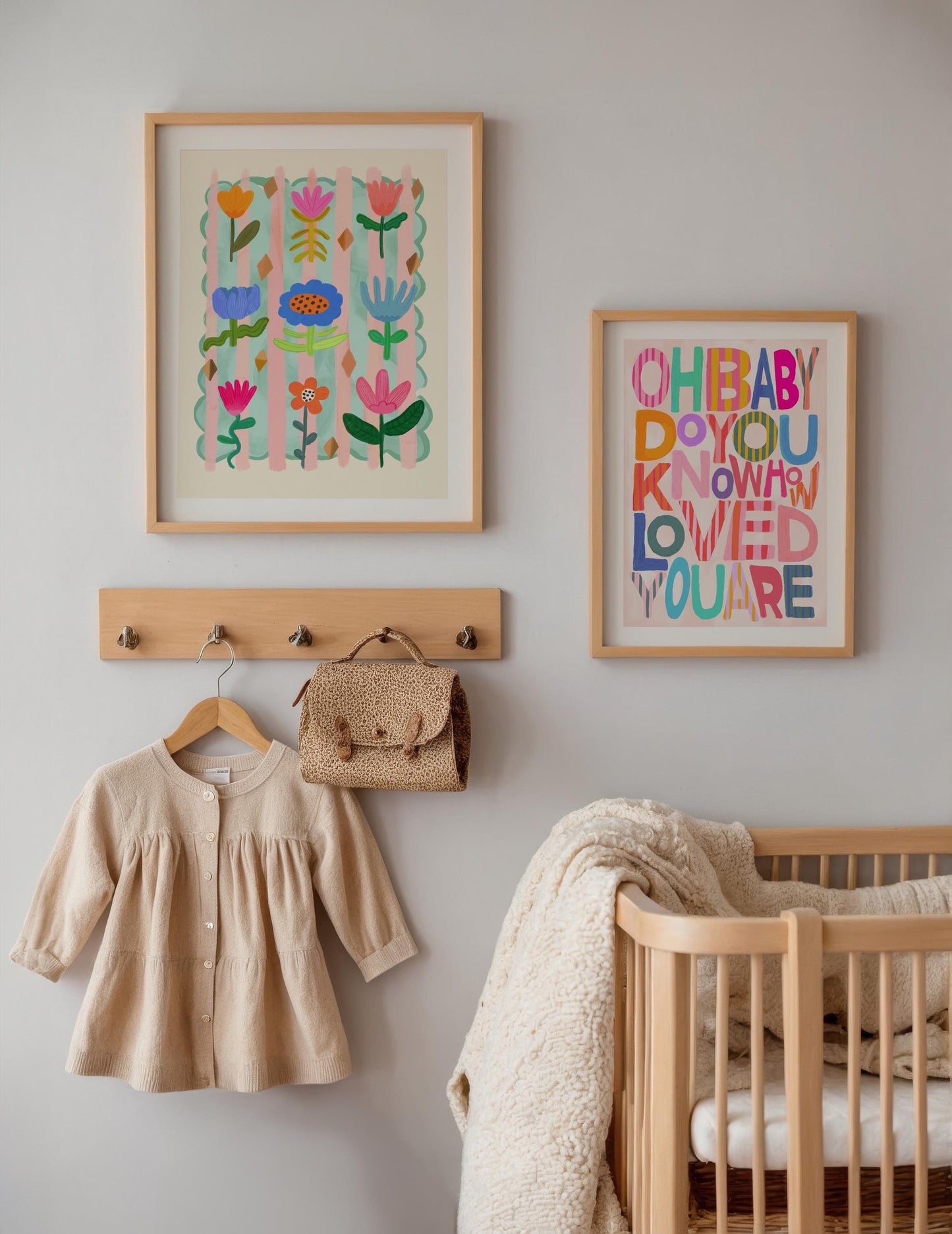 Oh Baby Do You Know / Pink Colourway | Unframed