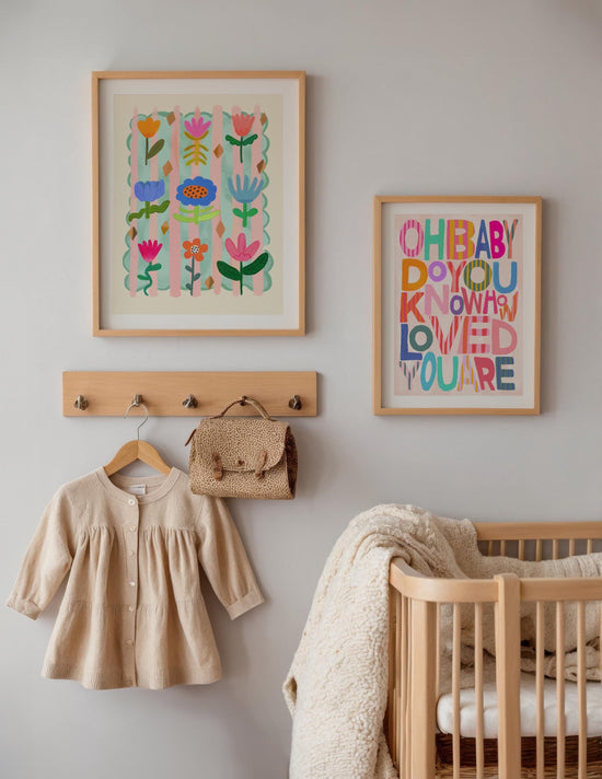 Oh Baby Do You Know / Pink Colourway | Unframed