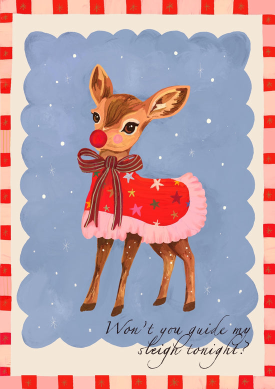 Baby Rudolph | Unframed
