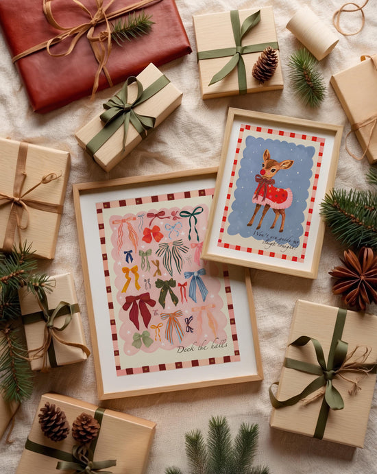 Christmas Bows | Unframed