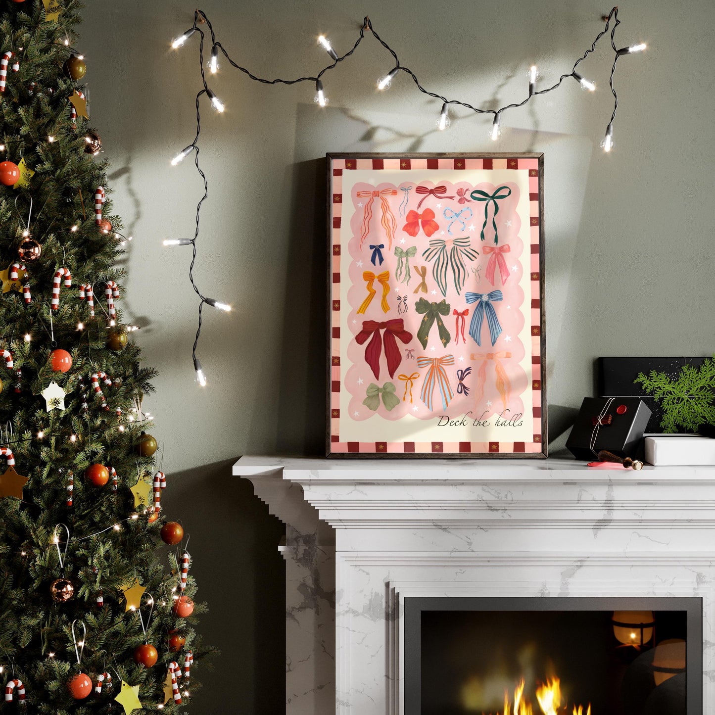 Christmas Bows | Unframed
