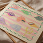 Landscape Colourful Shells/ Bathroom Print / Beach Print / Shell Art / Colourful Bathroom/ Maximalist / shell / Wall Art / shells / Print /