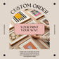 Custom Order Listing / Bespoke Order / Personalisation