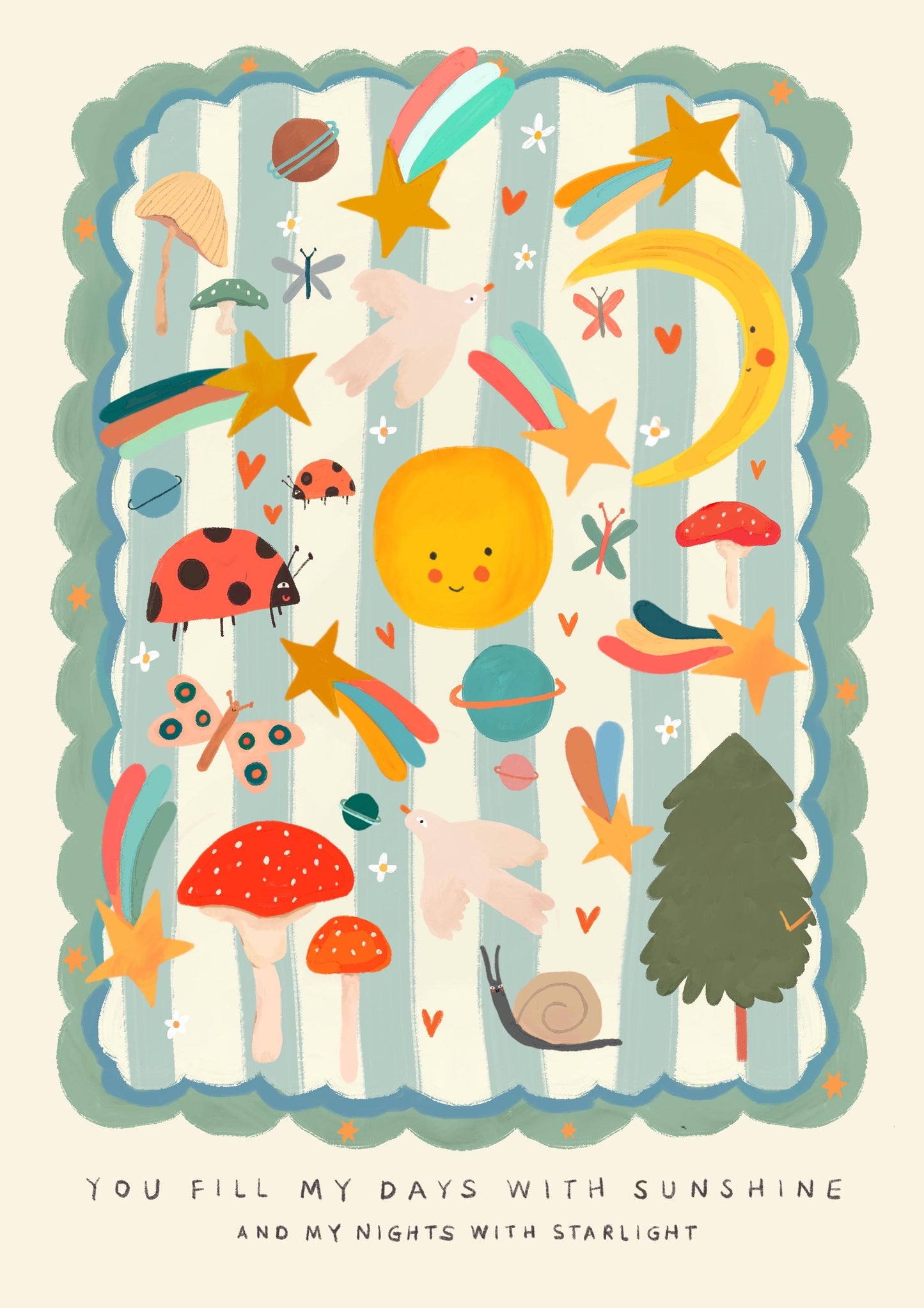 Neutral You Are My Sun | Unframed