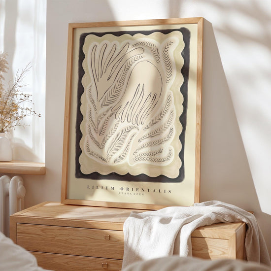 Monochrome Flower | Unframed