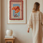 Paris, Quirky Handrawn Art, Kitchen Art Print, Colourful Art, Bright Eclectic Art Print, Modern Art Print, Gallery Wall, lounge,