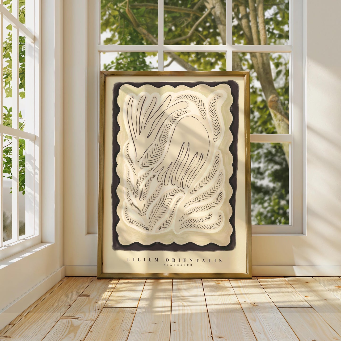 Monochrome Flower | Unframed