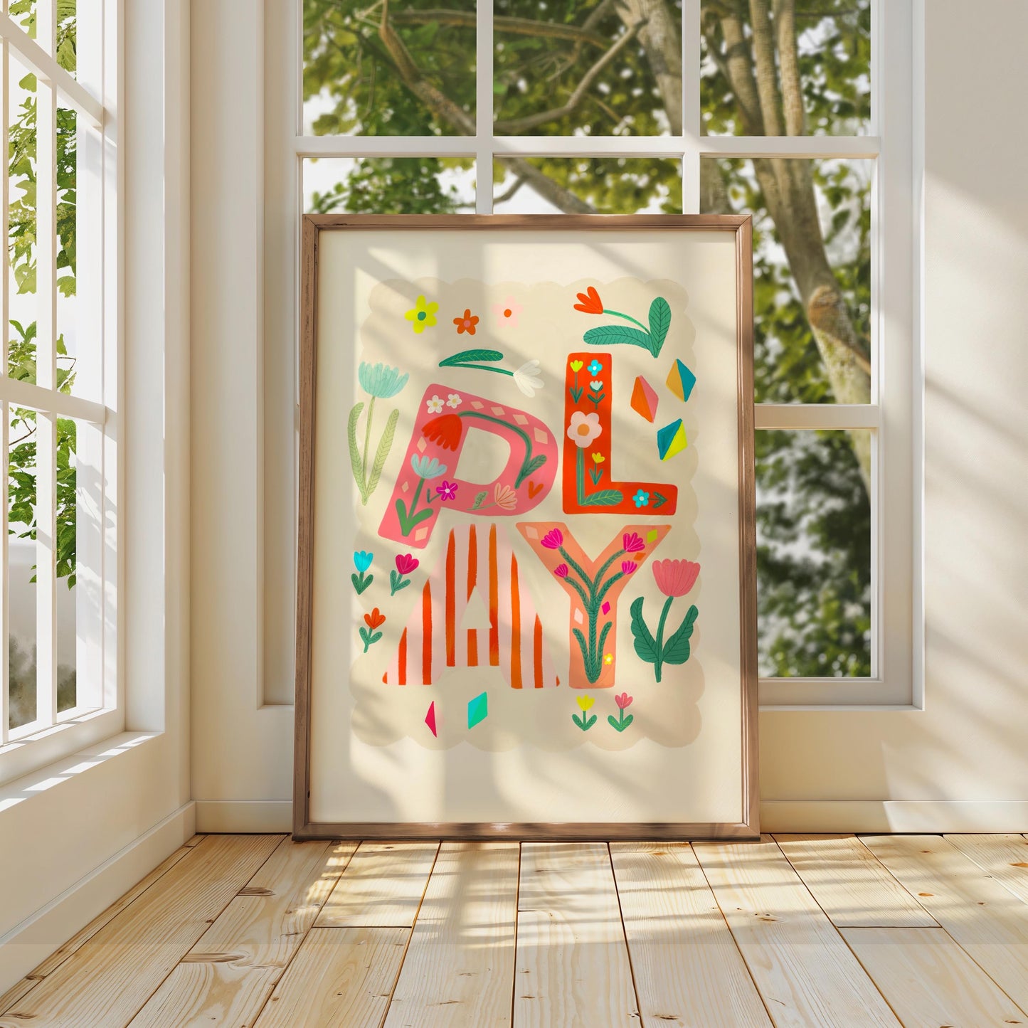 Flower Play | Unframed