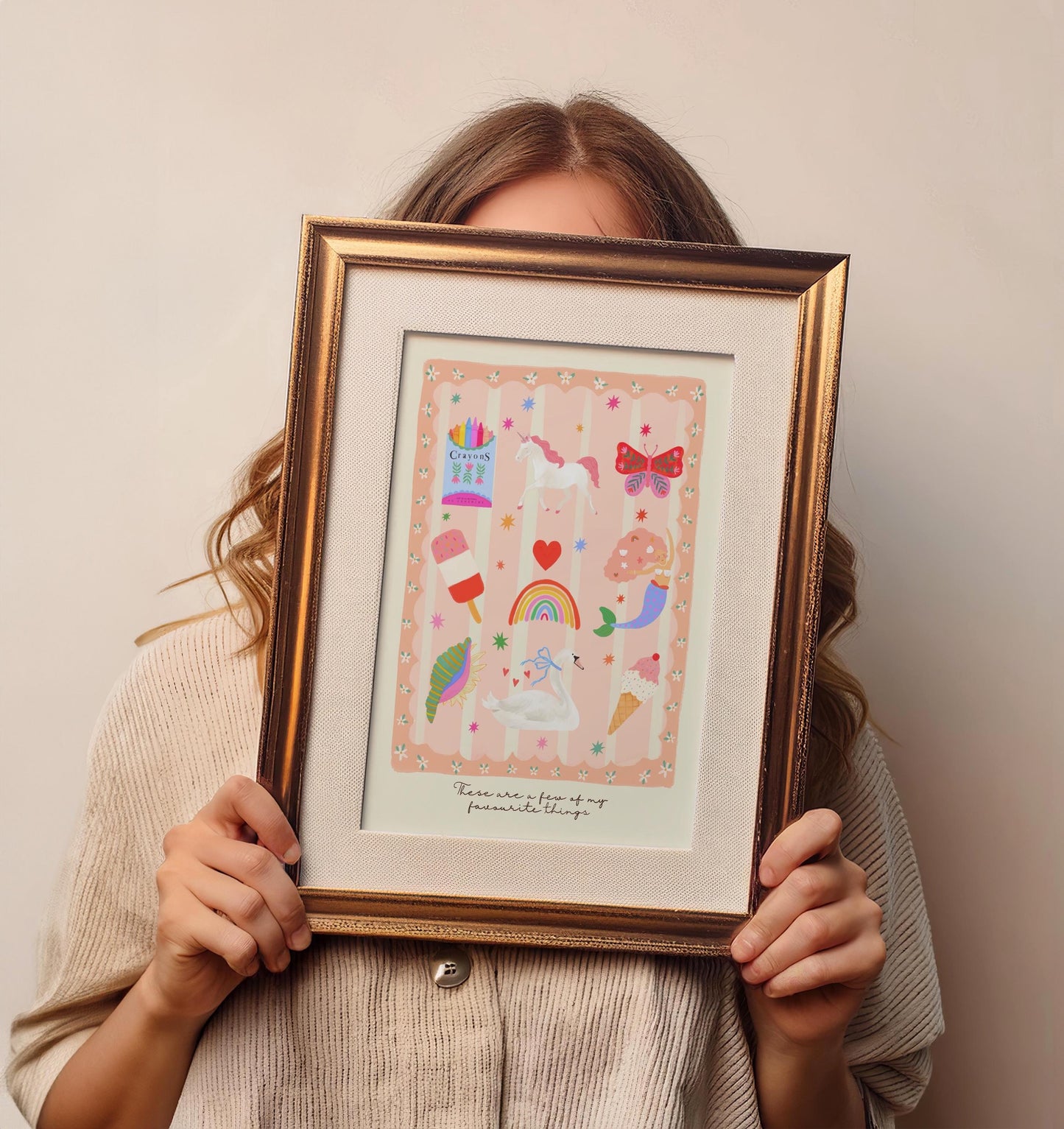 Favourite Things Pink | Unframed