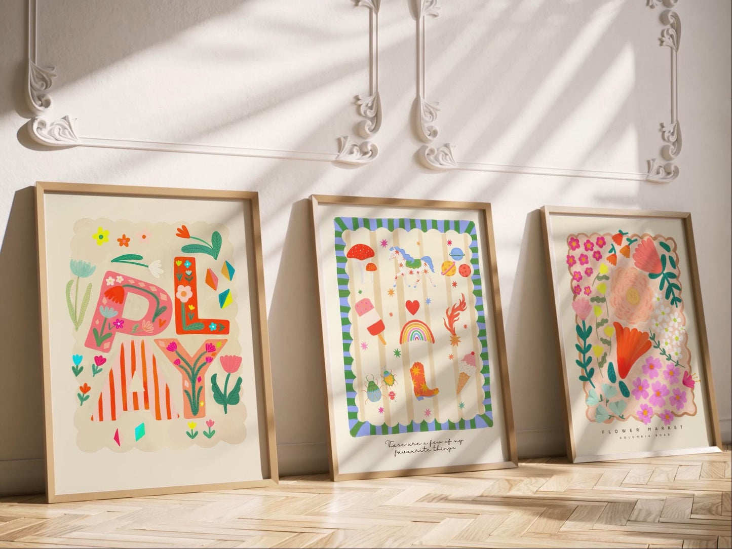 Favourite Things Blue | Unframed