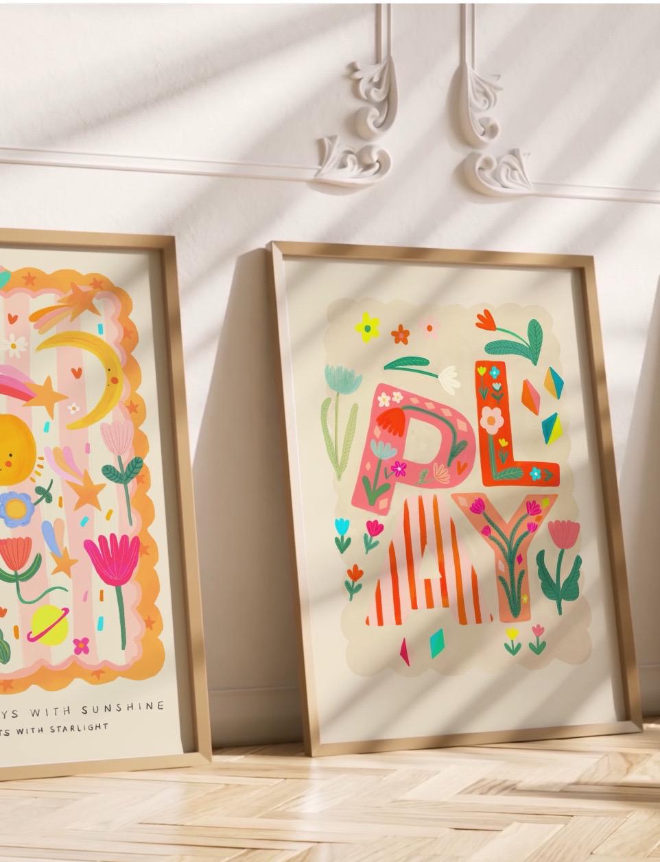 Flower Play | Unframed