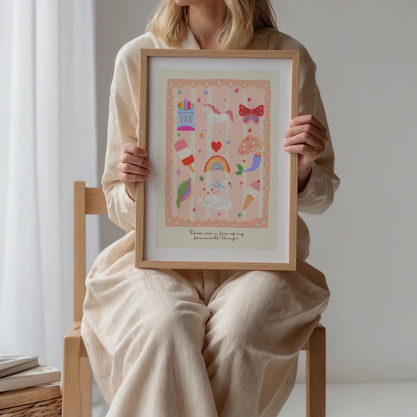 Favourite Things Pink | Unframed