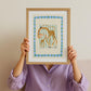 Gerald Giraffe / Animal illustration / wild / Nursery Art / Kids Room / Art / Print / Gifts for kids / kids / Jungle / Colour Pop / Bright