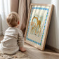 Gerald Giraffe / Animal illustration / wild / Nursery Art / Kids Room / Art / Print / Gifts for kids / kids / Jungle / Colour Pop / Bright
