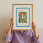 Timmy Tiger / Animal illustration / Tiger / Nursery Art / Kids Room / Art / Print / Gifts for kids / kids / Jungle / Colour Pop / Bright