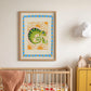 Charlie Chameleon / Animal illustration / Nursery Art / Kids Room / Art / Print / Gifts for kids / kids / Jungle / Colour Pop / Bright
