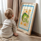 Charlie Chameleon / Animal illustration / Nursery Art / Kids Room / Art / Print / Gifts for kids / kids / Jungle / Colour Pop / Bright