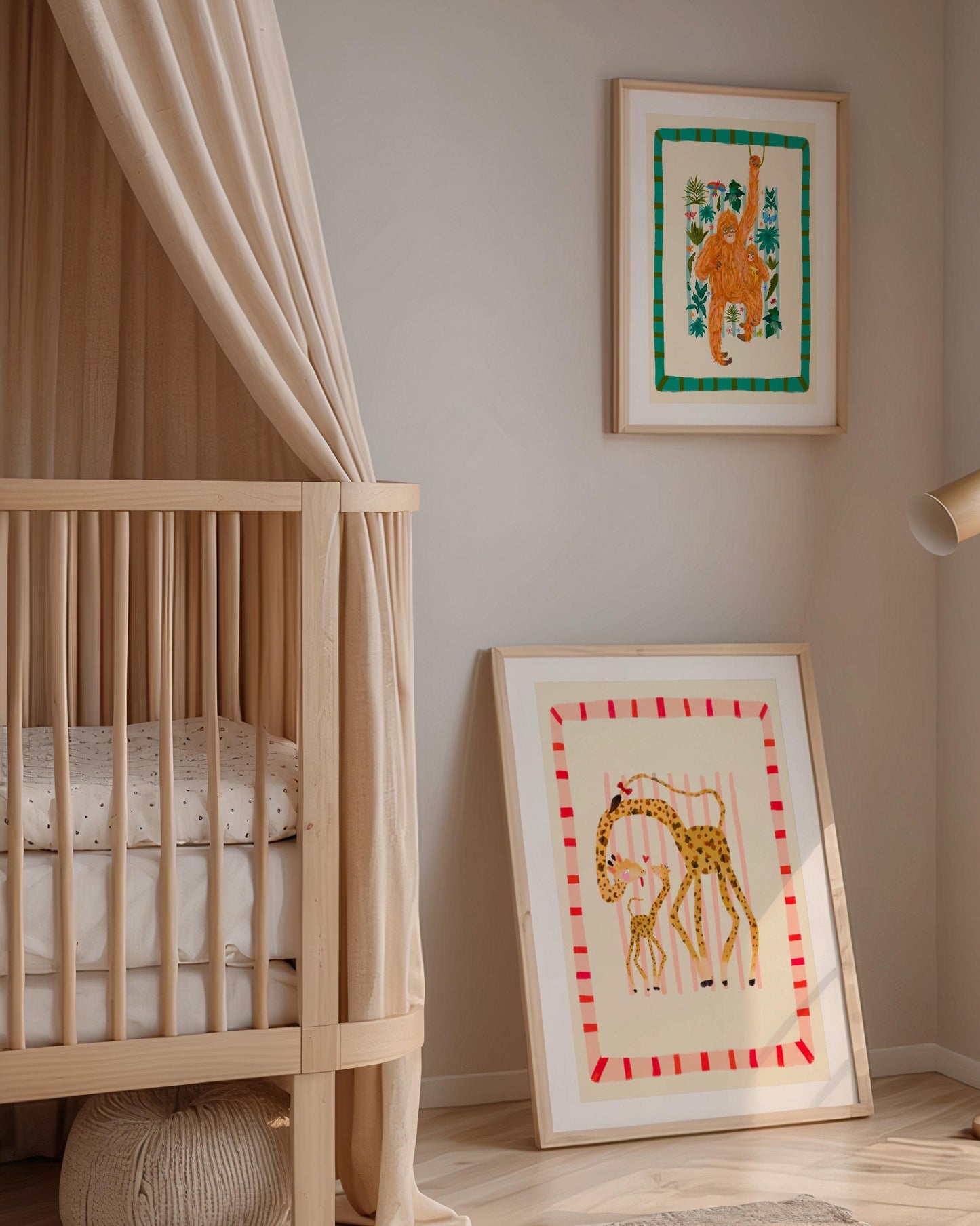 Gertie Giraffe / Animal illustration / Giraffe / Nursery Art / Kids Room / Art / Print / Gifts for kids / kids / Jungle / Colour / Bright