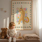 Luna Leapord / Animal illustration / Leapord / Nursery Art / Kids Room / Art / Print / Gifts for kids / kids / Jungle / Colour Pop / Bright