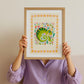 Cora Chameleon / Animal illustration / Tiger / Nursery Art / Kids Room / Art / Print / Gifts for kids / kids / Jungle / Colour / Bright
