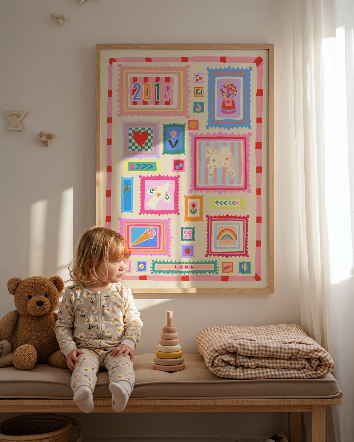Personalised Year of Birth Art Print