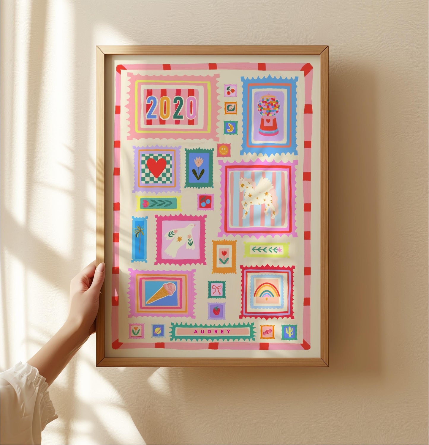 Personalised Year of Birth Art Print