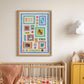 Personalised Year of Birth Art Print / Personlised Name Print, Baby Boy Gifts, Baby Gifts, Unique Baby Gift, Nursery Art, Baby Room Art,