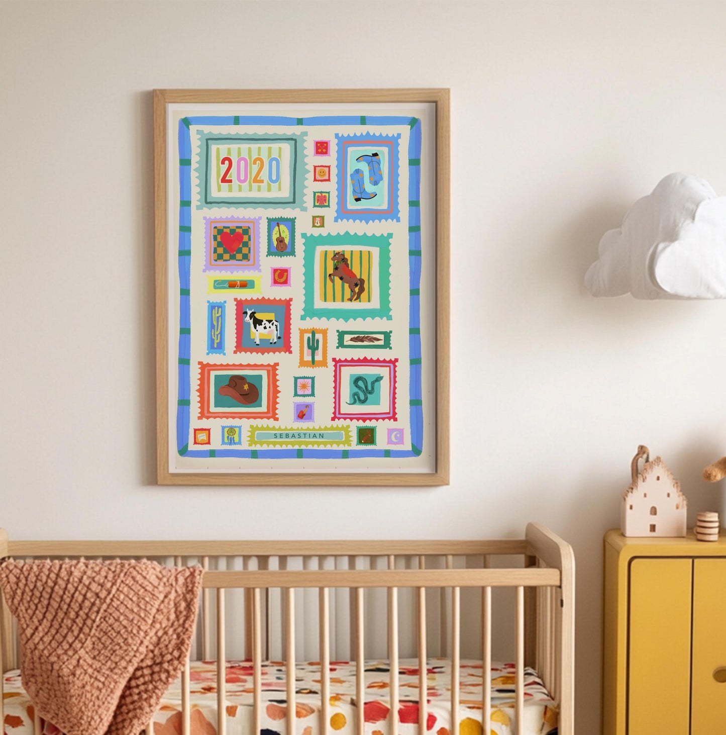 Personalised Year of Birth Art Print