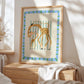 Gerald Giraffe / Animal illustration / wild / Nursery Art / Kids Room / Art / Print / Gifts for kids / kids / Jungle / Colour Pop / Bright