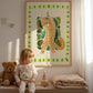 Larry Leopard / Animal illustration / Leopard / Nursery Art / Kids Room / Art / Print / Gifts for kids / kids / Jungle / Colour Pop / Bright