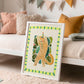 Larry Leopard / Animal illustration / Leopard / Nursery Art / Kids Room / Art / Print / Gifts for kids / kids / Jungle / Colour Pop / Bright