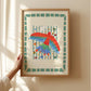 Percy Parrot / Animal illustration / parrot / Nursery Art / Kids Room / Art / Print / Gifts for kids / kids / Jungle / Colour Pop / Bright