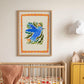 Henry Hummingbird / Animal illustration / Nursery Art / Kids Room / Art / Print / Gifts for kids / kids / Jungle / Colour Pop / Bright