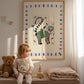 Lily Lemur / Animal illustration / Lemur / Nursery Art / Kids Room / Art / Print / Gifts for kids / kids / Jungle / Colour Pop / Bright