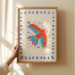 Polly Parrot / Animal illustration / Parrot / Nursery Art / Kids Room / Art / Print / Gifts for kids / kids / Jungle / Colour Pop / Bright