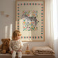 Zara Zebra / Animal illustration / Zebra / Nursery Art / Kids Room / Art / Print / Gifts for kids / kids / Jungle / Colour Pop / Bright