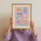 Personalised Year of Birth Art Print