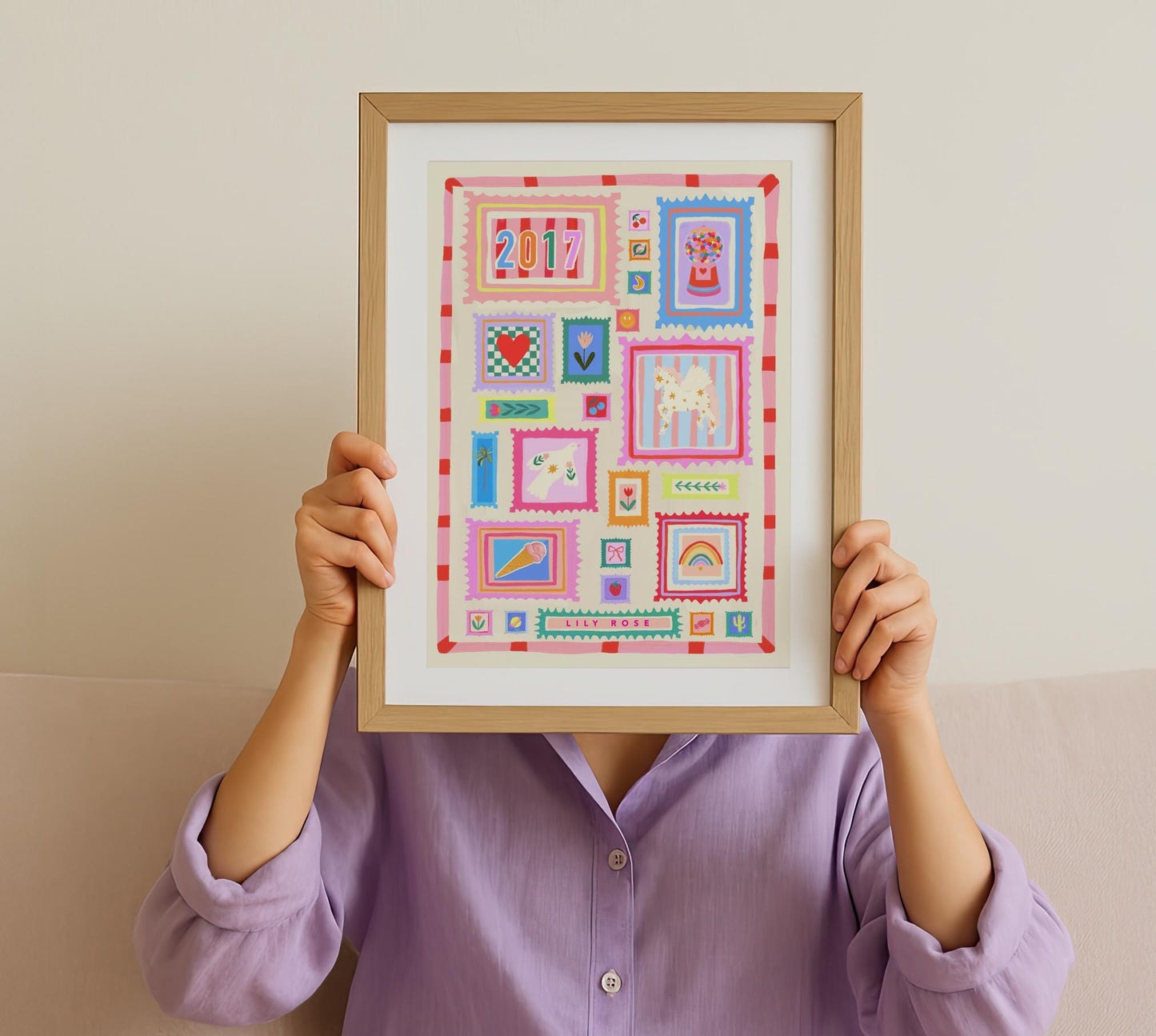 Personalised Year of Birth Art Print