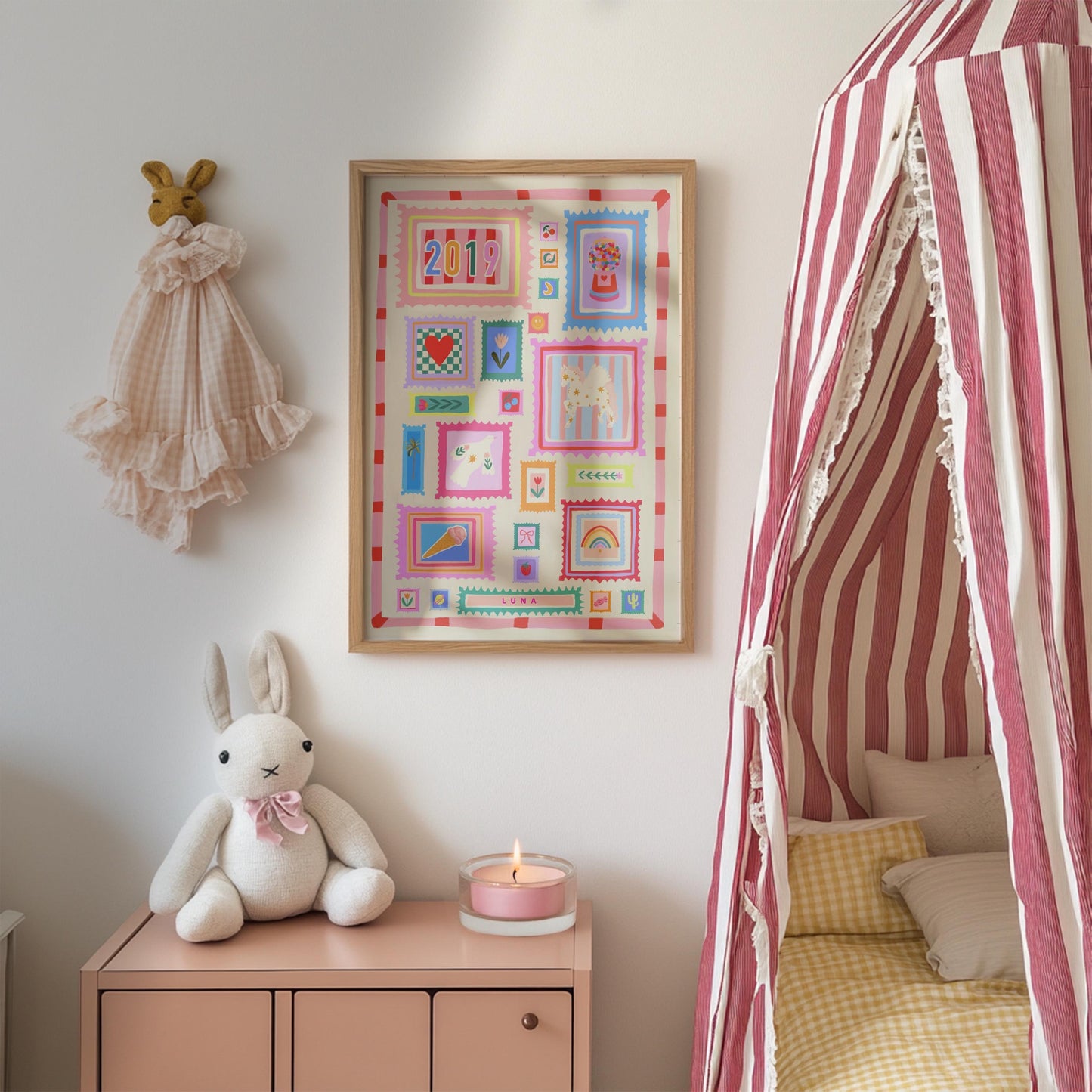 Personalised Year of Birth Art Print